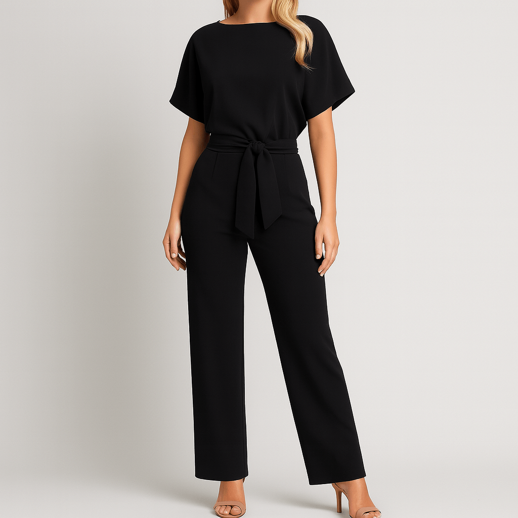 Minimalistyczny elegancki kombinezon damski