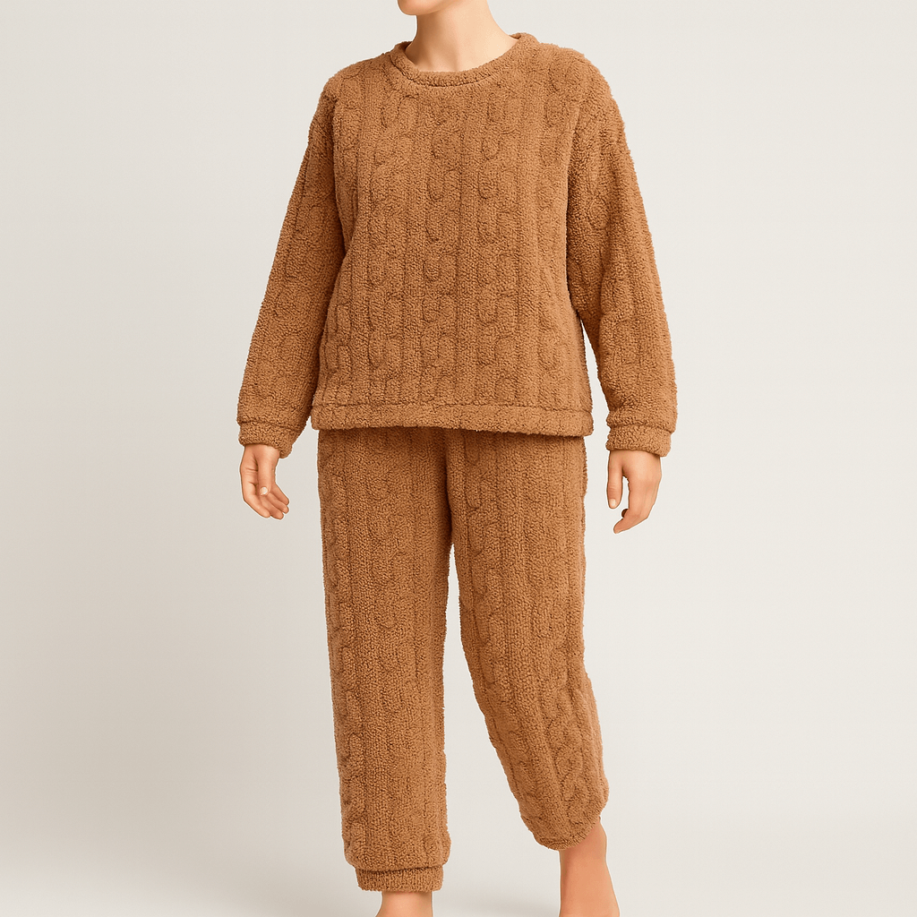 Polarowy dwuczęściowy zestaw piżam