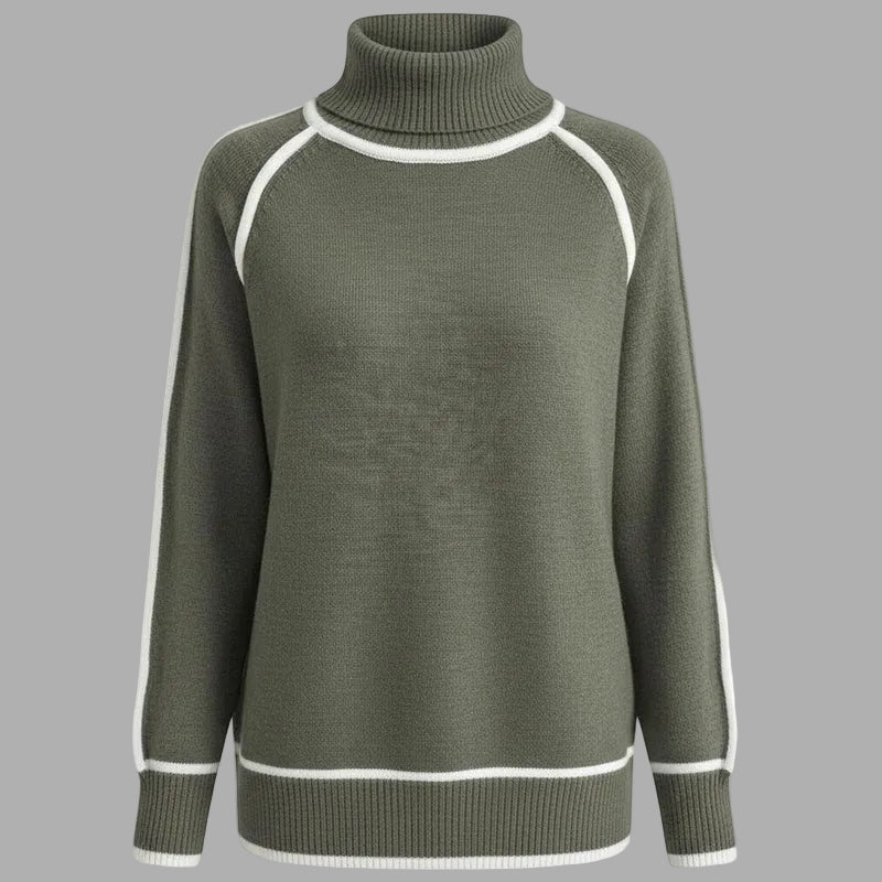 Elegancki sweter z miękką podszewką