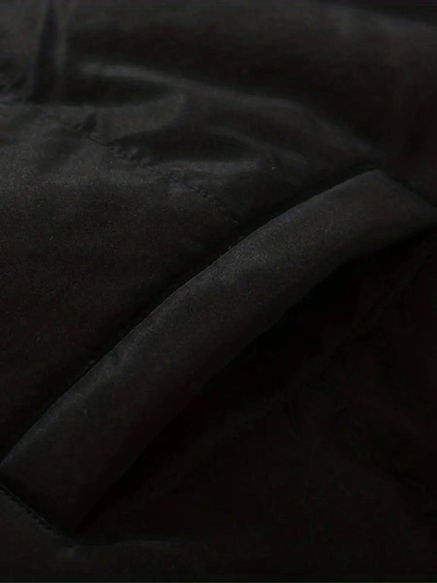 Pikowana kurtka zimowa z regulowanym kapturem