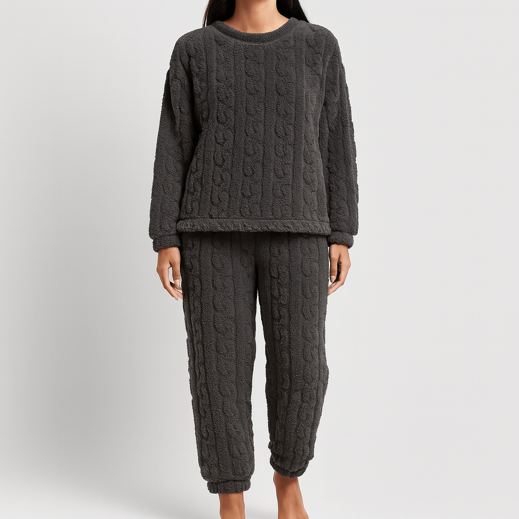 Polarowy dwuczęściowy zestaw piżam